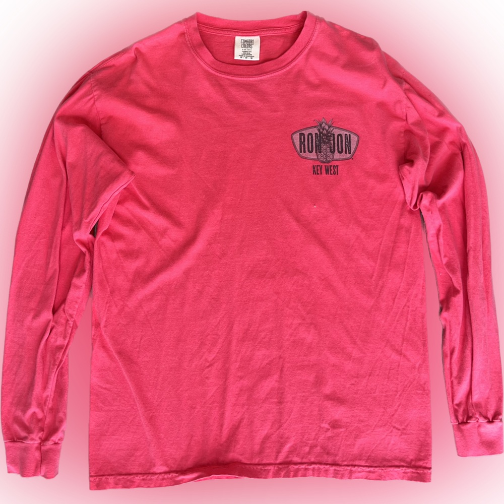 Ron Jon key west long sleeve in red.